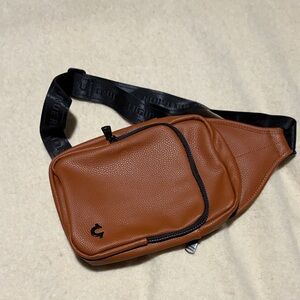 Brown Leather Crossbody Bag